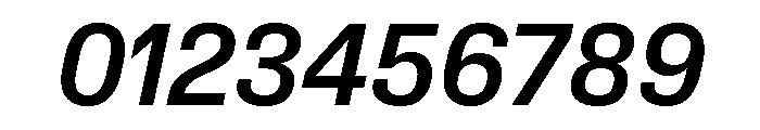 Synergy Semi Bold Italic Font OTHER CHARS