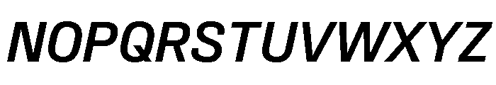 Synergy Semi Bold Italic Font UPPERCASE