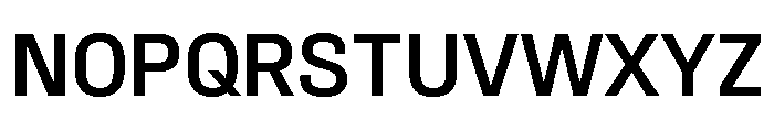 Synergy Semi Bold Font UPPERCASE