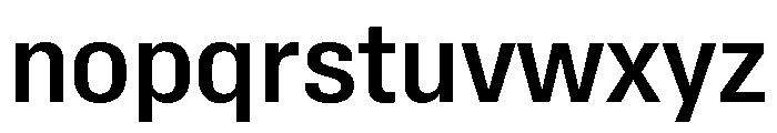Synergy Semi Bold Font LOWERCASE