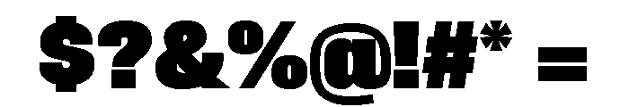 Synergy Ultra Font OTHER CHARS