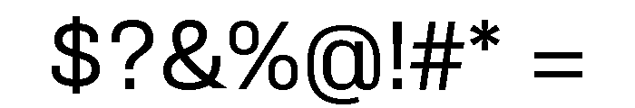 Synergy Font OTHER CHARS