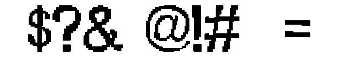 szionka Font OTHER CHARS