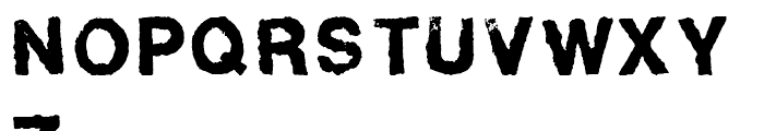 Sztempel Regular Font UPPERCASE