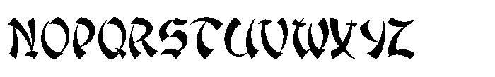 Szechuan Chicken JNL Regular Font LOWERCASE