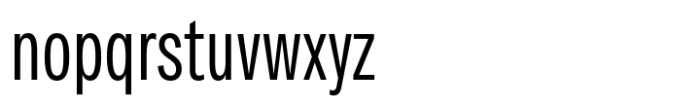 Sztos Extra Light Condensed Font LOWERCASE