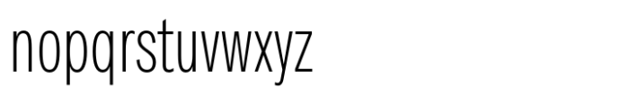 Sztos Hairline Condensed Font LOWERCASE