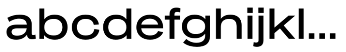 Sztos Regular Font LOWERCASE