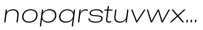 Sztos Thin Italic Font LOWERCASE