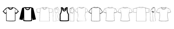 T-shirt FONT