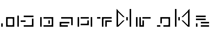 tøp alphabet Regular Font UPPERCASE