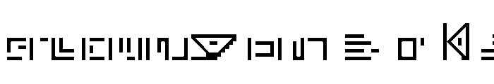 tøp alphabet Regular FONT