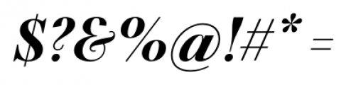 Tlmaque FY Black Italic Font OTHER CHARS