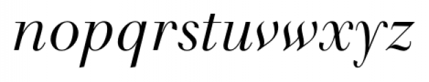 Tlmaque FY Italic Font LOWERCASE
