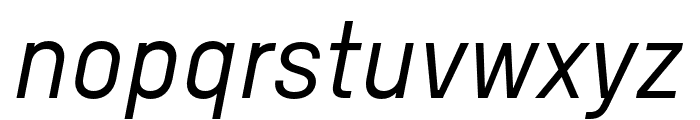 T Star Medium Italic Font LOWERCASE