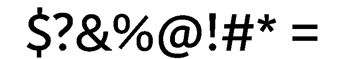 Tahoma Medium Font OTHER CHARS