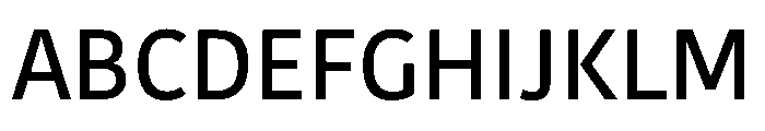 Tahoma Medium Font UPPERCASE