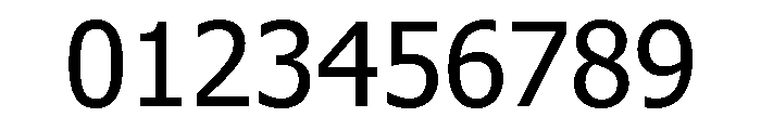 Tahoma Regular Font OTHER CHARS