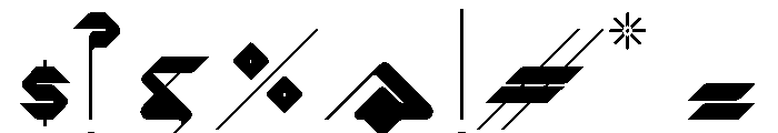 Takween Regular Font OTHER CHARS