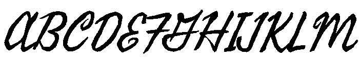 Taprom Regular Font UPPERCASE