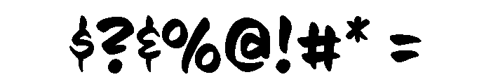 Tareco Regular Font OTHER CHARS