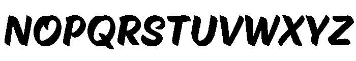 Tareco XBold Font UPPERCASE