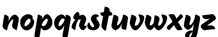 Tareco XBold Font LOWERCASE