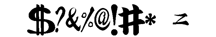 Taw Byakkokaisho Ear Regular Font OTHER CHARS
