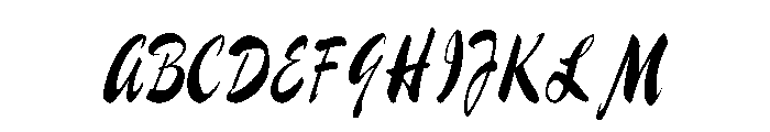Taw Byakkokaisho Ear Regular Font UPPERCASE