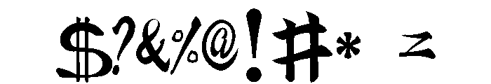 Taw Byakkokaisho Eye Regular Font OTHER CHARS