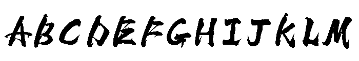 Taw Kazuhatai Regular Font UPPERCASE