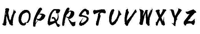 Taw Kazuhatai Regular Font UPPERCASE