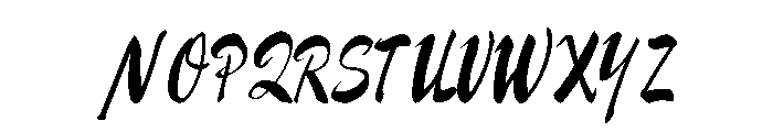 Taw Kouhitsukaisho Regular Font UPPERCASE