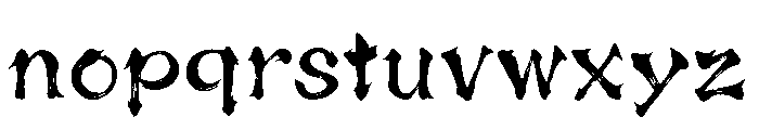 Taw Takedajyoato Regular Font LOWERCASE