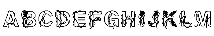 Tabuk Regular Font UPPERCASE