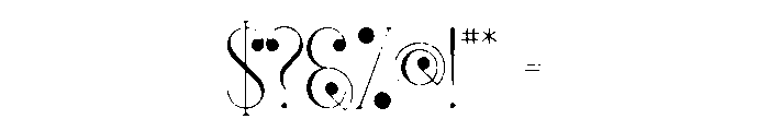 TacendaVP Regular Font OTHER CHARS