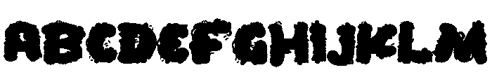 Taco CF Font UPPERCASE