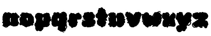 Taco CF Font LOWERCASE