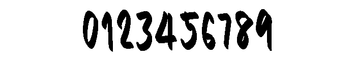 Taffy Note Font OTHER CHARS