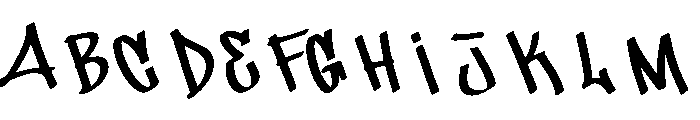 Tag Warriors Font UPPERCASE
