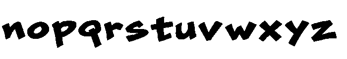 Tagvex Font LOWERCASE