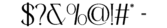 Tailyona-Regular Font OTHER CHARS