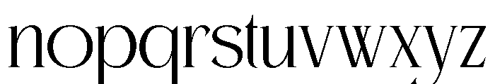 Tailyona-Regular Font LOWERCASE