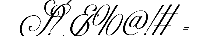 Tailyona-Script Font OTHER CHARS