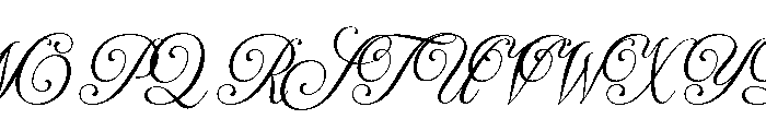 Tailyona-Script Font UPPERCASE