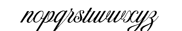 Tailyona-Script Font LOWERCASE