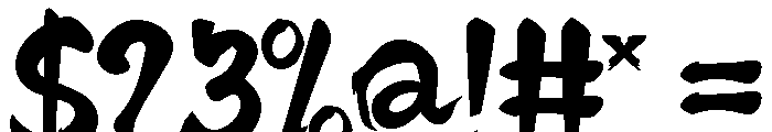 Takashi Japan Font OTHER CHARS