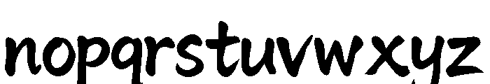 Takashi Japan Font LOWERCASE