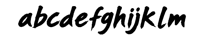 Takeshi Brush FONT