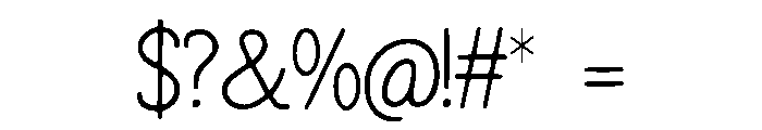 Takin Font OTHER CHARS